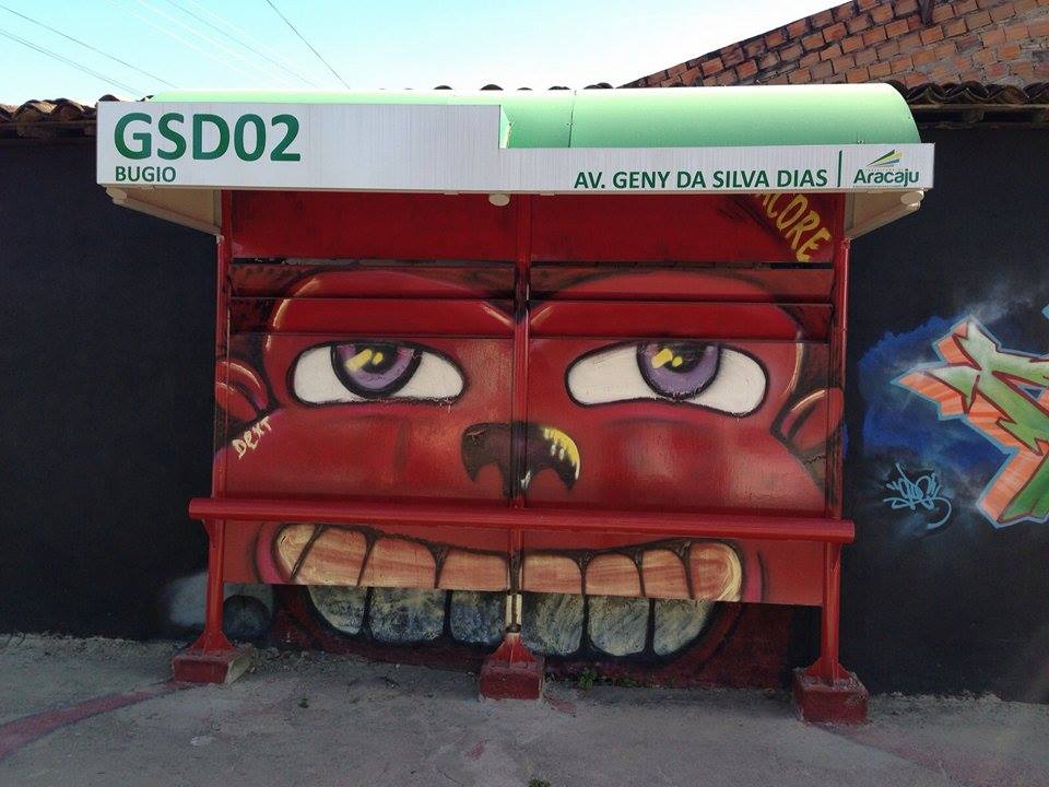 SMTT adota intervenções culturais em abrigos de ônibus da cidade - SMTT Aracaju